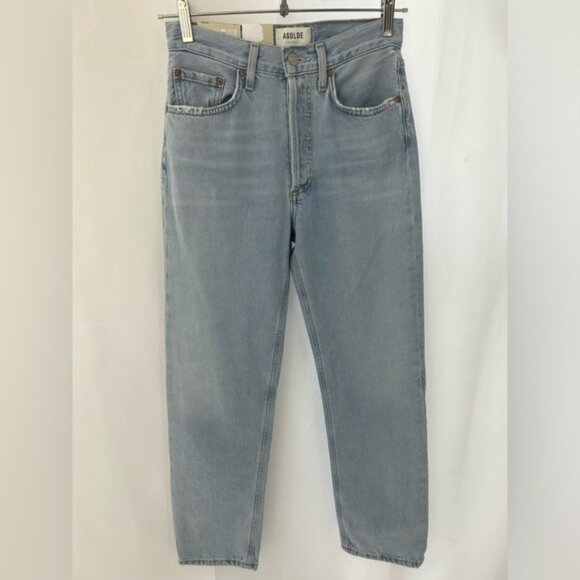 AGOLDE Lana Crop Mid Rise Vintage Straight Jeans - Picture 6 of 10